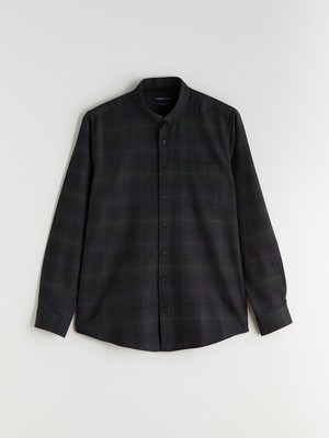 Lc Waikiki Yeni Sezon Regular Fit Uzun Kollu Ekose Gabardin Erkek Gömlek