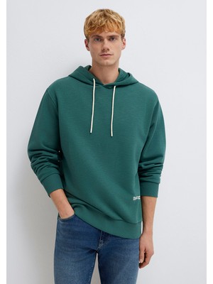 Mavi Kapüşonlu Yeşil Sweatshirt 0S10534-71930
