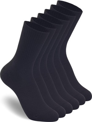 Siyah 6 Lı Tenis Çorap