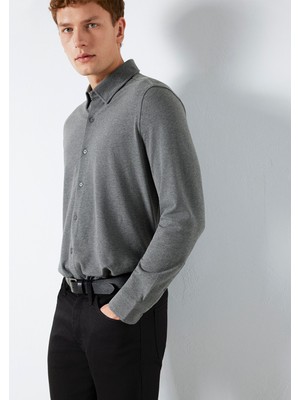 Mavi Mavi Black Antrasit Gömlek 0211863-80024