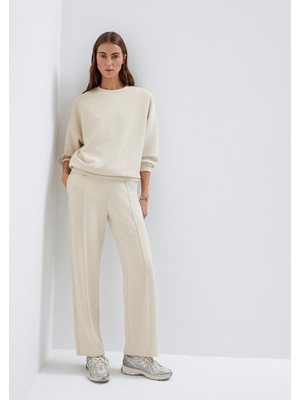 Mavi Sporty Lux Ekru (TENCEL™) Modal Karışımlı Eşofman Altı 1010634-70065