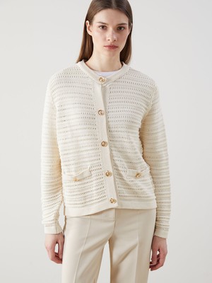 Lc Waikiki Yeni Sezon Bisiklet Yaka Ajurlu Kadın Triko Hırka