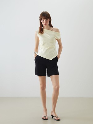 Lc Waikiki Yeni Sezon Beli Lastikli Kadın Şort