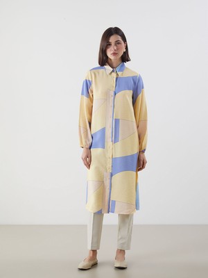 Lc Waikiki Yeni Sezon Desenli Kadın Gömlek Tunik