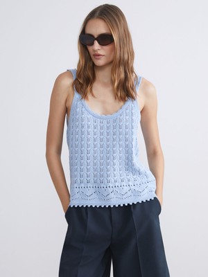 Lc Waikiki Yeni Sezon U Yaka Ajurlu Kadın Triko Atlet