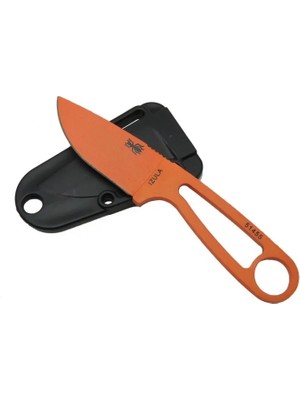 Karahanbey Izula Esee 51455ORG Turuncu Kamp Bıçağı 16 cm - Komple Metal, Plastik Kılıflı
