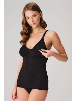 Çamaşır Kenti Modal Pamuklu Lohusa Önden Açılan Emzirme Atleti