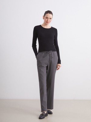 Lc Waikiki Yeni Sezon Beli Lastikli Desenli Kadın Pantolon