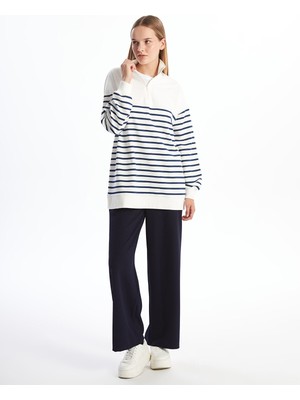 Lc Waikiki Yeni Sezon Kadın Beli Lastikli Düz Pantolon