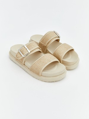 Lc Waikiki Yeni Sezon Çift Bantlı Kadın Terlik