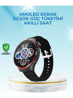 LTG Nova Nfc Destekli Akıllı Saat Amoled Ekranlı Şık Tasarım