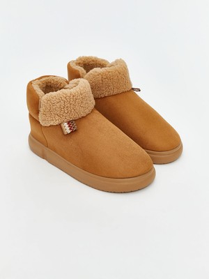 Lc Waikiki Yeni Sezon Süet Görünümlü Kadın Ev Botu