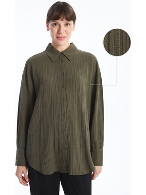 Lc Waikiki Yeni Sezon Dokulu Kadın Gömlek