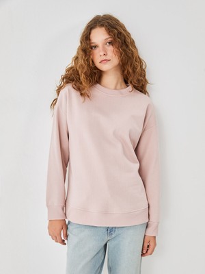 Lc Waikiki Yeni Sezon Bisiklet Yaka Kadın Sweatshirt