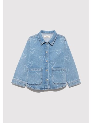 Mavi Lullu Açık Mavi Jean Gömlek 7210002-89486