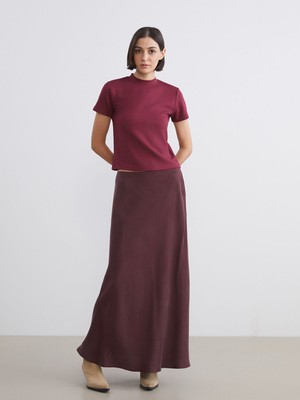 Lc Waikiki Yeni Sezon Beli Fermuarlı Kloş Etek