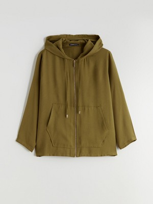 Lc Waikiki Yeni Sezon Kapüşonlu Kadın Hırka