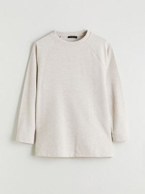 Lc Waikiki Yeni Sezon Bisiklet Yaka Kadın Sweatshirt