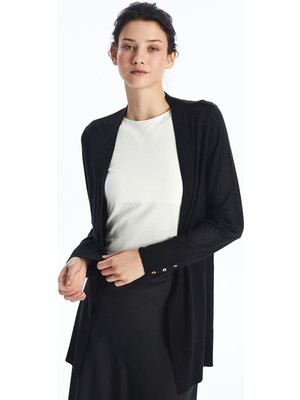 Lc Waikiki Yeni Sezon Şal Yaka Düz Uzun Kollu Kadın Triko Hırka