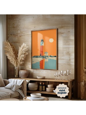 Persona Istanbul Artificial Collection Turuncu Yansıma - Sinematik Fener (Çerçevesiz)