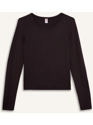 DeFacto Bisiklet Yaka Uzun Kollu Üst G7664AX26SP