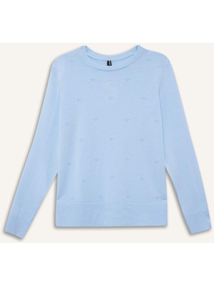 DeFacto Regular Fit Bisiklet Yaka Triko Kazak F4084AX25WN