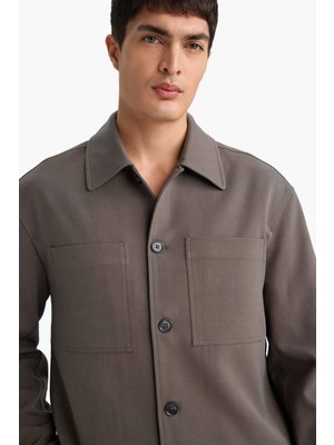 DeFacto Slim Fit Astarlı Mont F7756AX26SP