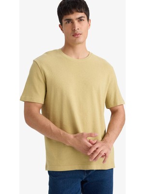 DeFacto Ultra Yumuşak Regular Fit %100 Pamuk Tişört F8091AX26SP