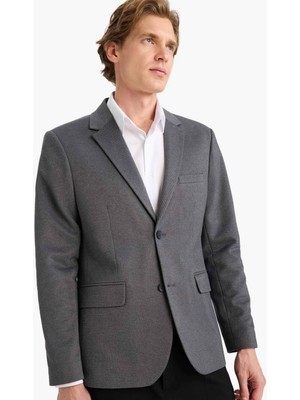 DeFacto Slim Fit Blazer Ceket F7690AX26SP