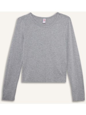 DeFacto Bisiklet Yaka Uzun Kollu Üst G7664AX26SP