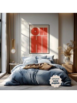 Persona Istanbul Artificial Collection Oh Hi - Dev Harflerle Sıcak Karşılama (Çerçevesiz)