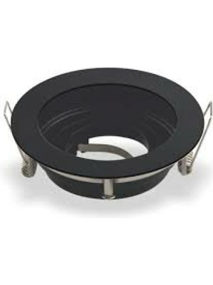 Helios Dekoratif Alüminyum Siyah Kasa Yuvarlak IP20 G10