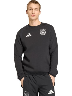 AJZ9328 Adidas Dfb Almanya Tt Cr Erkek Sweatshirt Siyah