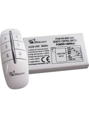 Ack 4'lü Aydınlatma Kumandası