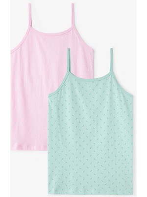 Penti Lila Kız Çocuk Macaron Pamuklu 2'li Atlet