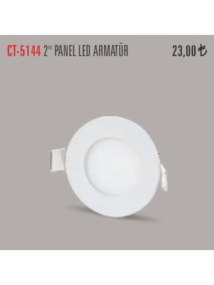 Cata 3W Beyaz LED Panel Armatür