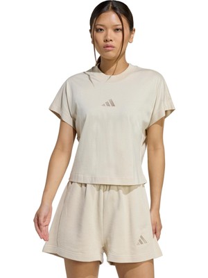 AJY7811 Adidas W All Szn Tee Kadın T-Shirt Krem