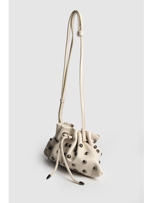 La'Graccio Paris Carola Model Rugan Taşlı Kadın Askılı Çanta