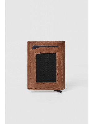 Septemmart Laddac Hakiki Deri Mekanizmalı Erkek Cüzdan