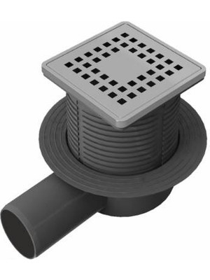 Kabinet - Selge Standart 10×10 cm Yükseklik Ayarlı Yer Süzgeci - SE01001A.MG.360