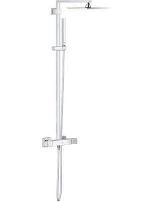 Grohe - Euphoria Cube Sistem 230 Duvara Monte Termostatik Duş Bataryalı Duş Sistemi - G26087000-