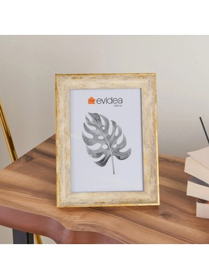 Evidea Deco Dandelion Çerçeve - Krem - 15X21 cm