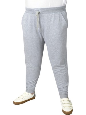 ModeXL Mode Xl Büyük Beden Eşofman Altı Dar Paça 20507 Grimelanj
