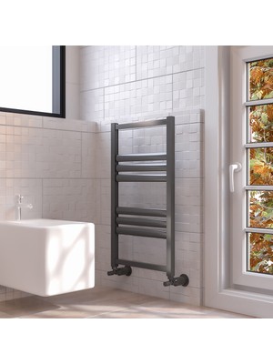 Lojimax Alüminyum Dekoratif Havlupan Vista 1700 x 500 17  Dilim | Dokulu Antrasit Gri | Yüksek Isıl Güç | 5 Yıl Üretici Garantisi