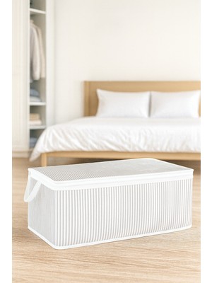 Buti 1 Adet Baza Altı Düzenleyici Kumaş Hurç Gri 75*40*40 cm