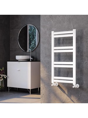 Lojimax Alüminyum Dekoratif Havlupan Poyraz Line 700 x 500   | Dokulu Antrasit Gri | Yüksek Isıl Güç | 5 Yıl Üretici Garantisi