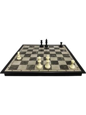 Lssavm Katlanabilir Mıknatıslı Manyetik 40CM Satranç Takımı S8008