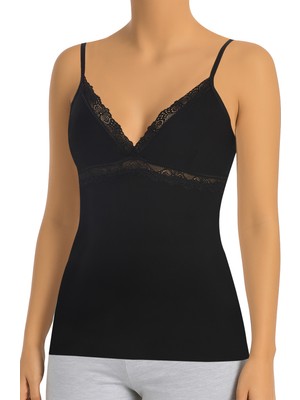 Öts Kadın Atlet Dantelli (%96 Pamuk - %4 Elastan)