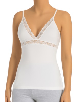 Öts Kadın Atlet Dantelli (%96 Pamuk - %4 Elastan)