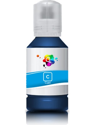 Qc Epson 103 Kartuş Uyumlu Mürekkep 140ML Cyan Mavi Dye